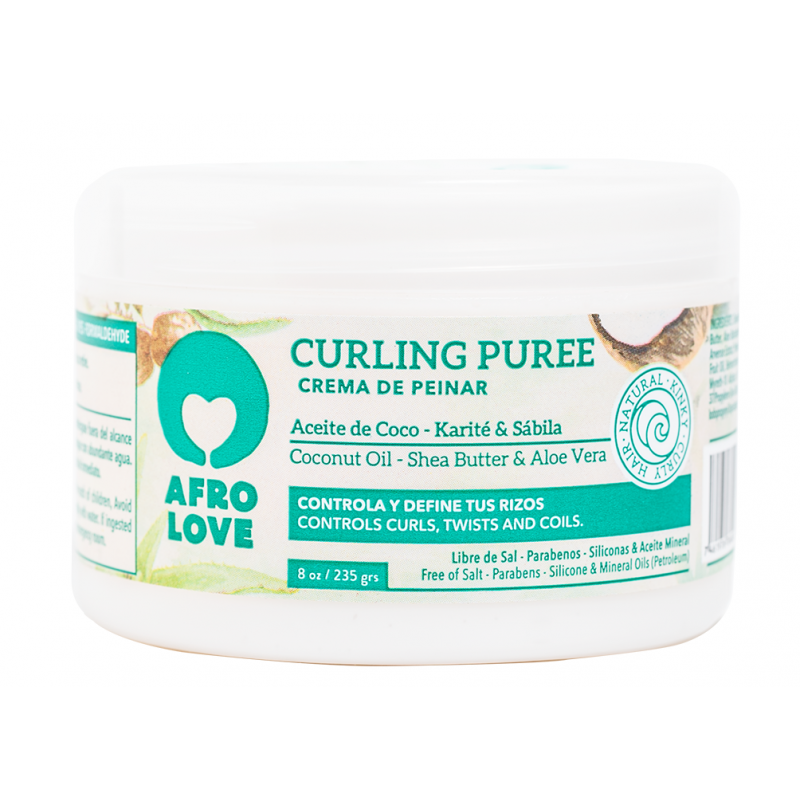 Cuidado Cabello  Afro Love  Curling puree  crema de peinar